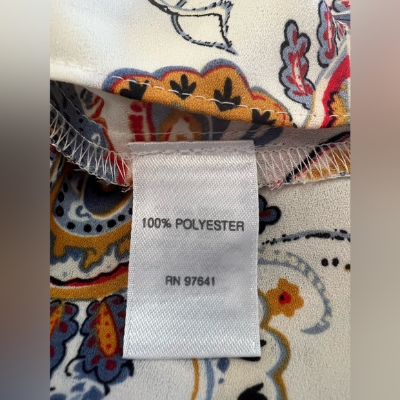 J. Jill - Paisley Print - Sleeveless Tunic Style Blouse. Summer is here! XL - Picture 4 of 5